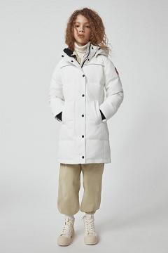 Chamarras Canada Goose Niños México - Juniper Abrigos Blancos FH2304567
